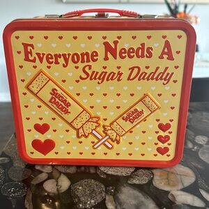 Vintage metal lunchbox- Everyone needs a Sugar Daddy